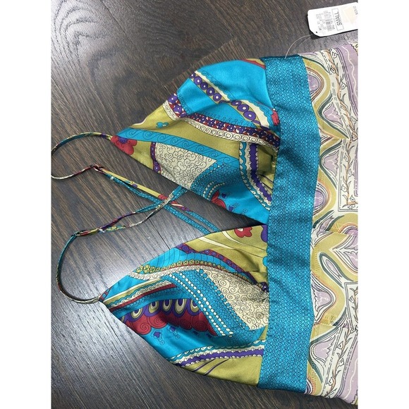 NWT~ SINGLE Brand 100%Silk Exotic Print Maxi Long Dress ~ S - Picture 11 of 12